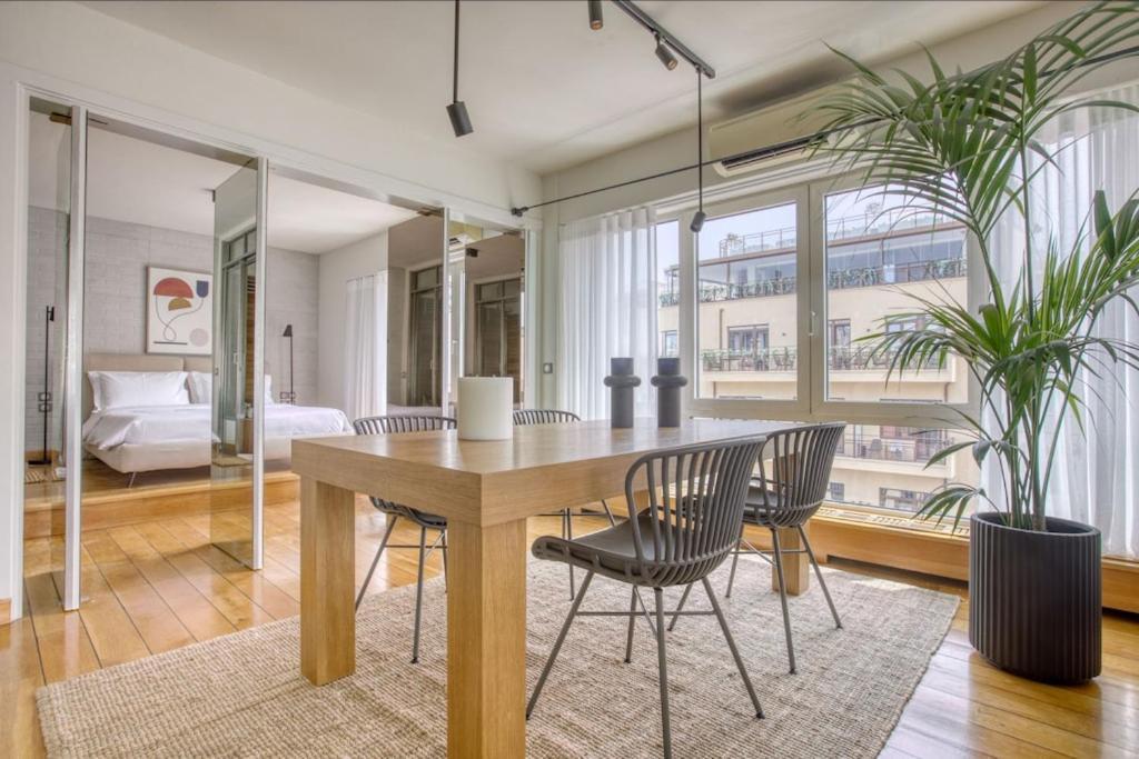 Sunny Luxury Loft,Stunning Acropolis View, Jacuzzi Apartamento Atenas Exterior foto