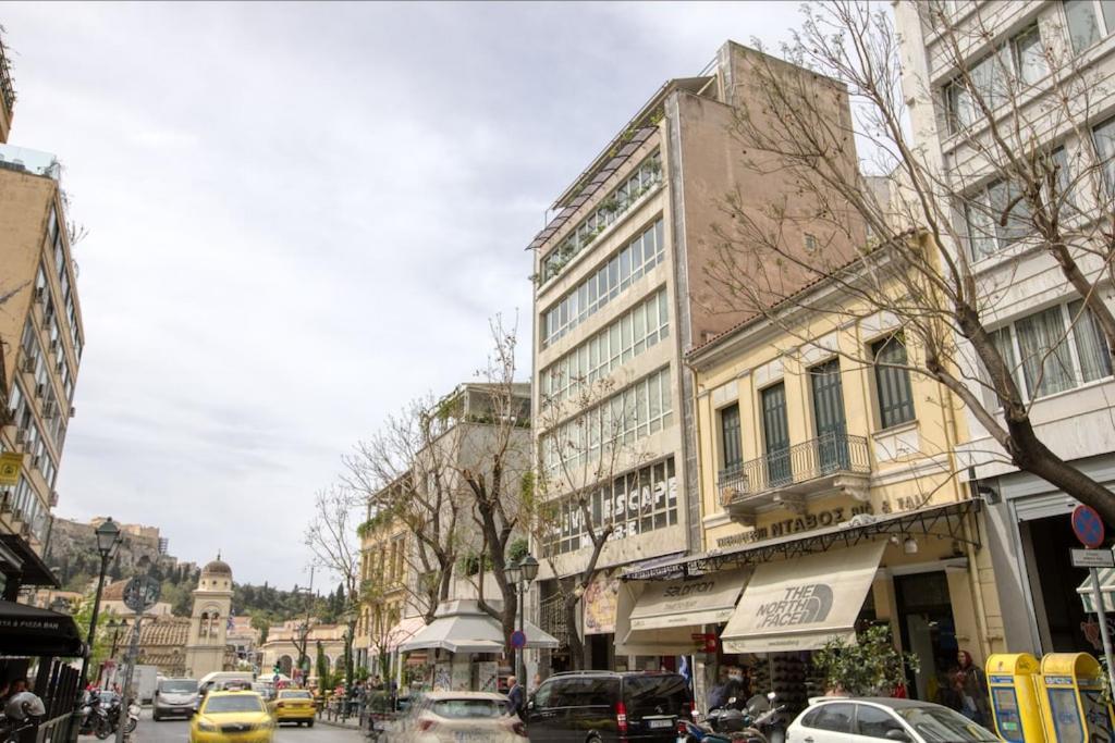 Sunny Luxury Loft,Stunning Acropolis View, Jacuzzi Apartamento Atenas Exterior foto