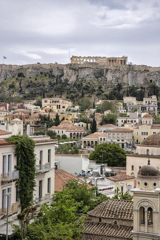 Sunny Luxury Loft,Stunning Acropolis View, Jacuzzi Apartamento Atenas Exterior foto