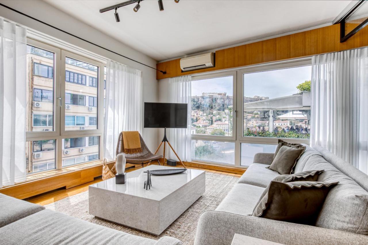 Sunny Luxury Loft,Stunning Acropolis View, Jacuzzi Apartamento Atenas Exterior foto