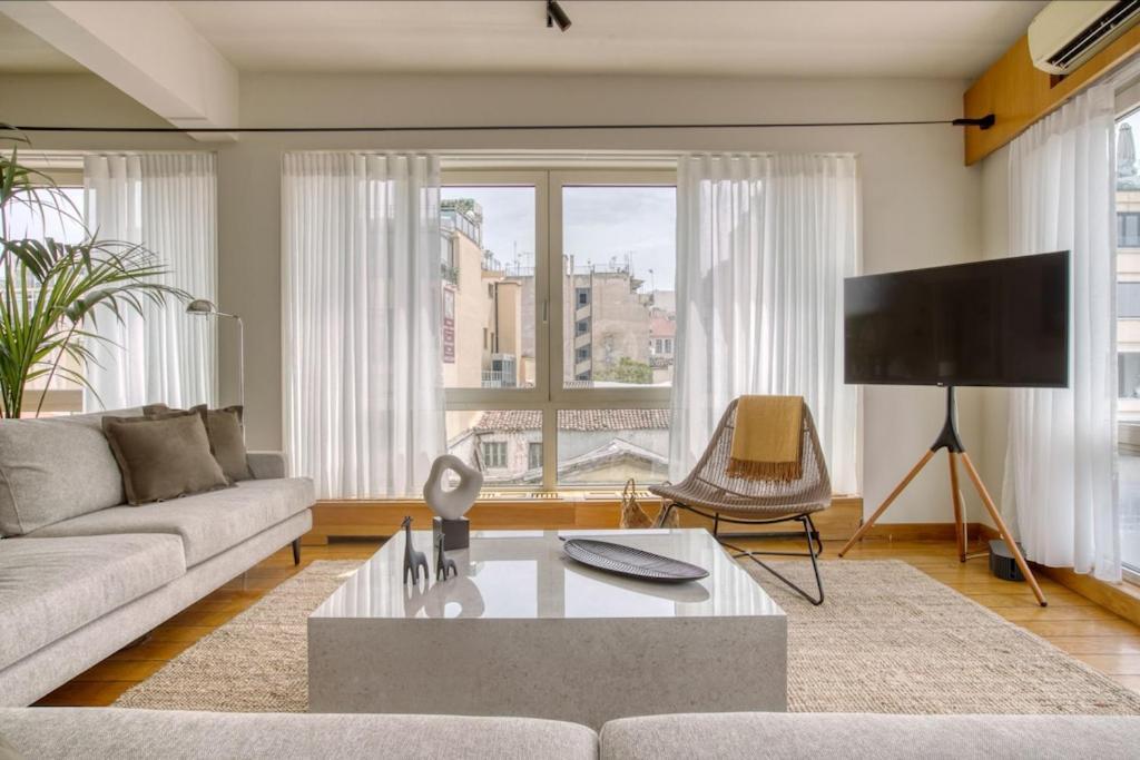 Sunny Luxury Loft,Stunning Acropolis View, Jacuzzi Apartamento Atenas Exterior foto